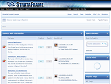 Tablet Screenshot of forum.strataframe.net